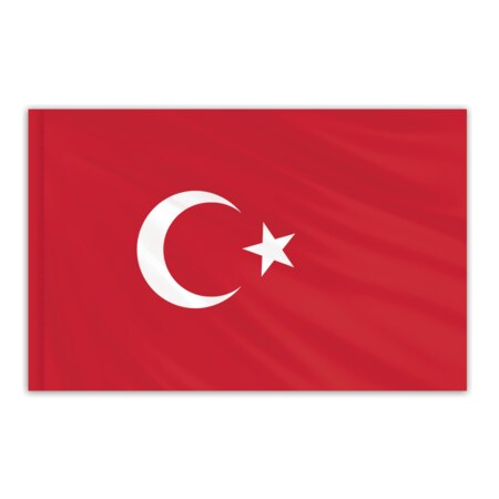 Turkey Indoor Nylon Flag 4'x6'